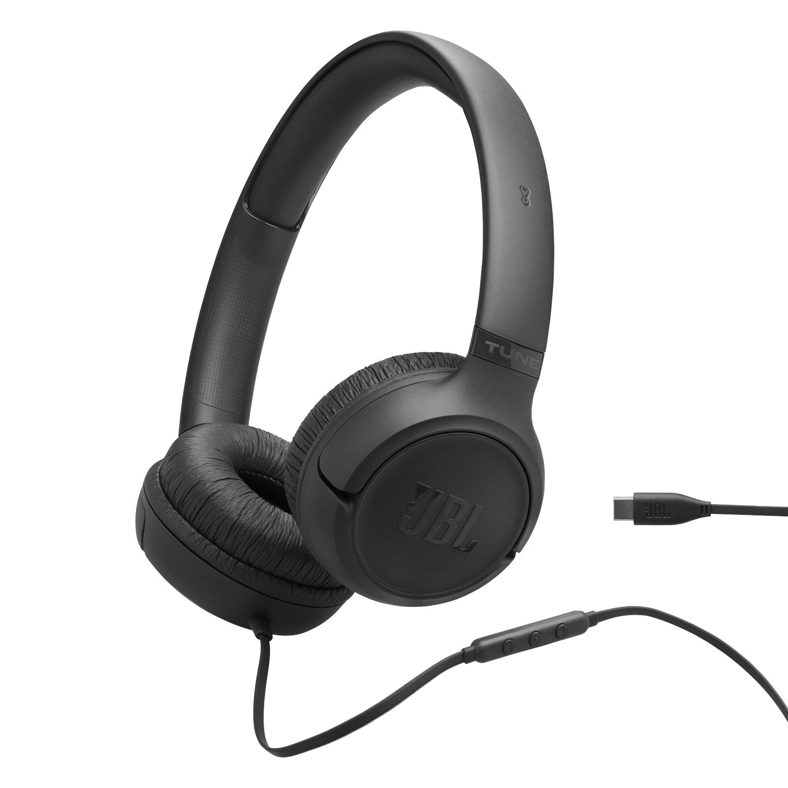 JBL Tune 530C USB-C Wired On-Ear Headphones Black product image
