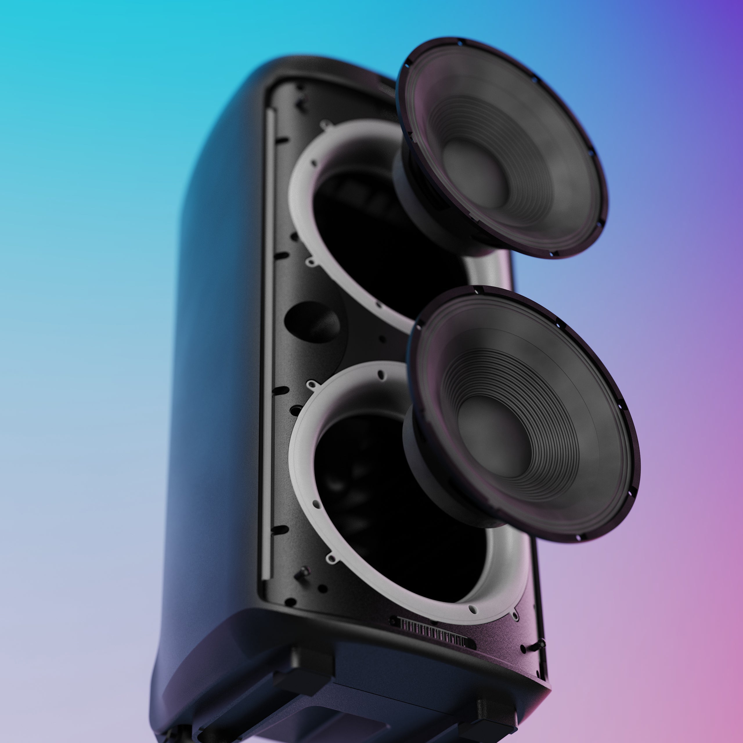 Majority Pulse P4 Portable Party Speaker, Black - official product image