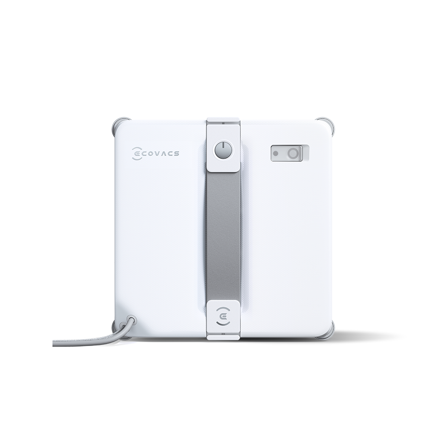 Ecovacs WINBOT mini 2 Window Cleaning Robot - Grey - on a window