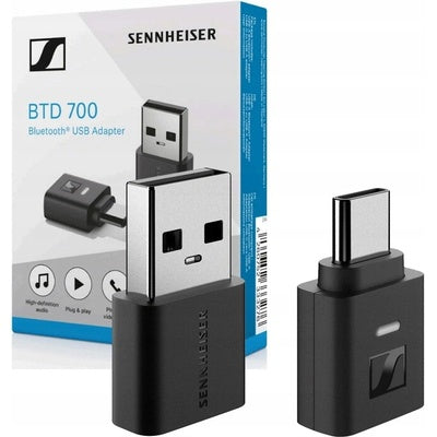 Sennheiser BTD 700 Bluetooth USB Audio Adapter Black — product view