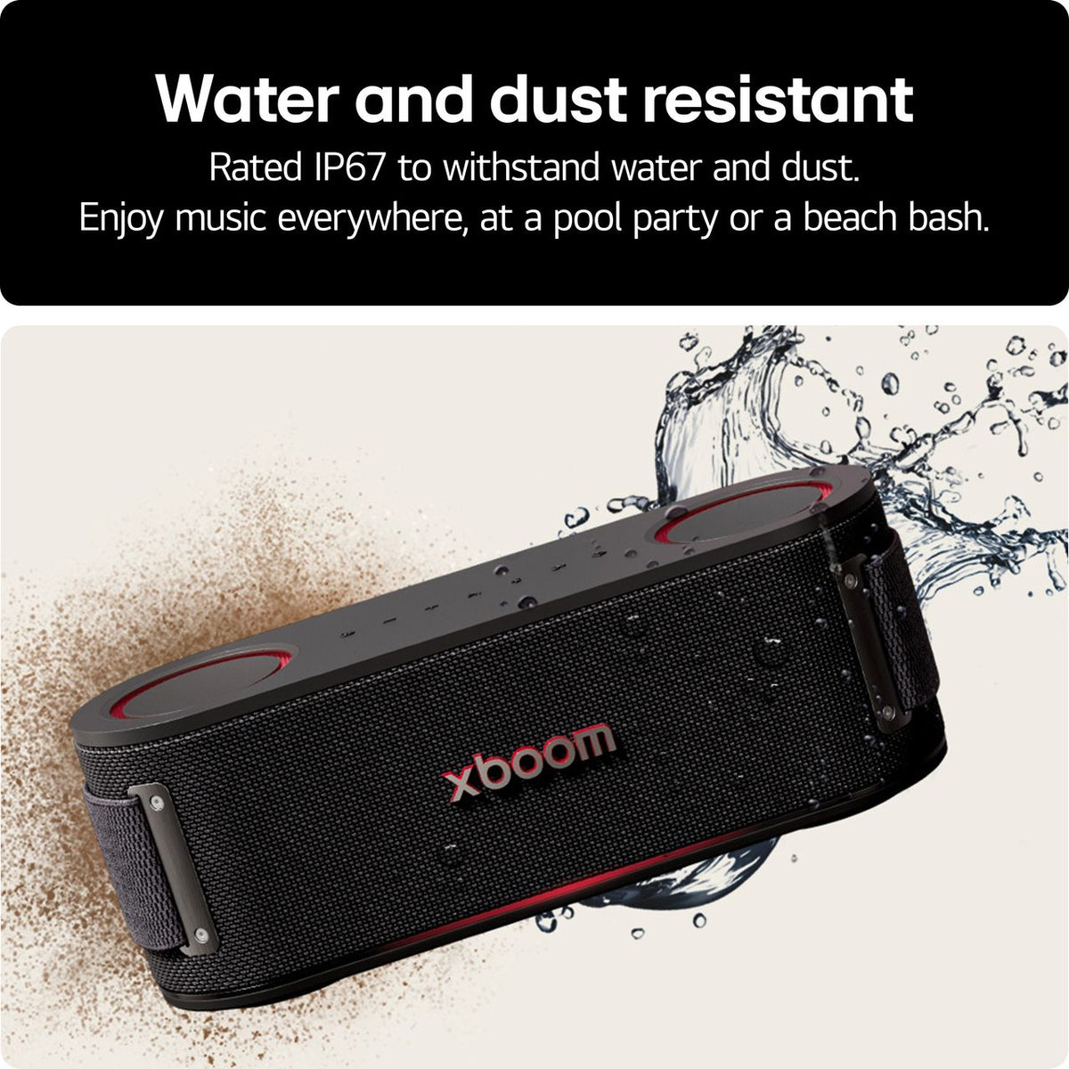 LG XBOOM Bounce – 40 W Portable Speaker | BOUNCE.AEUSLBK – view 6