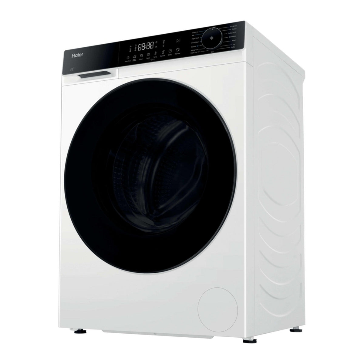 Haier X Series 5 10kg/6kg 1600 rpm Washer Dryer - White - angled view