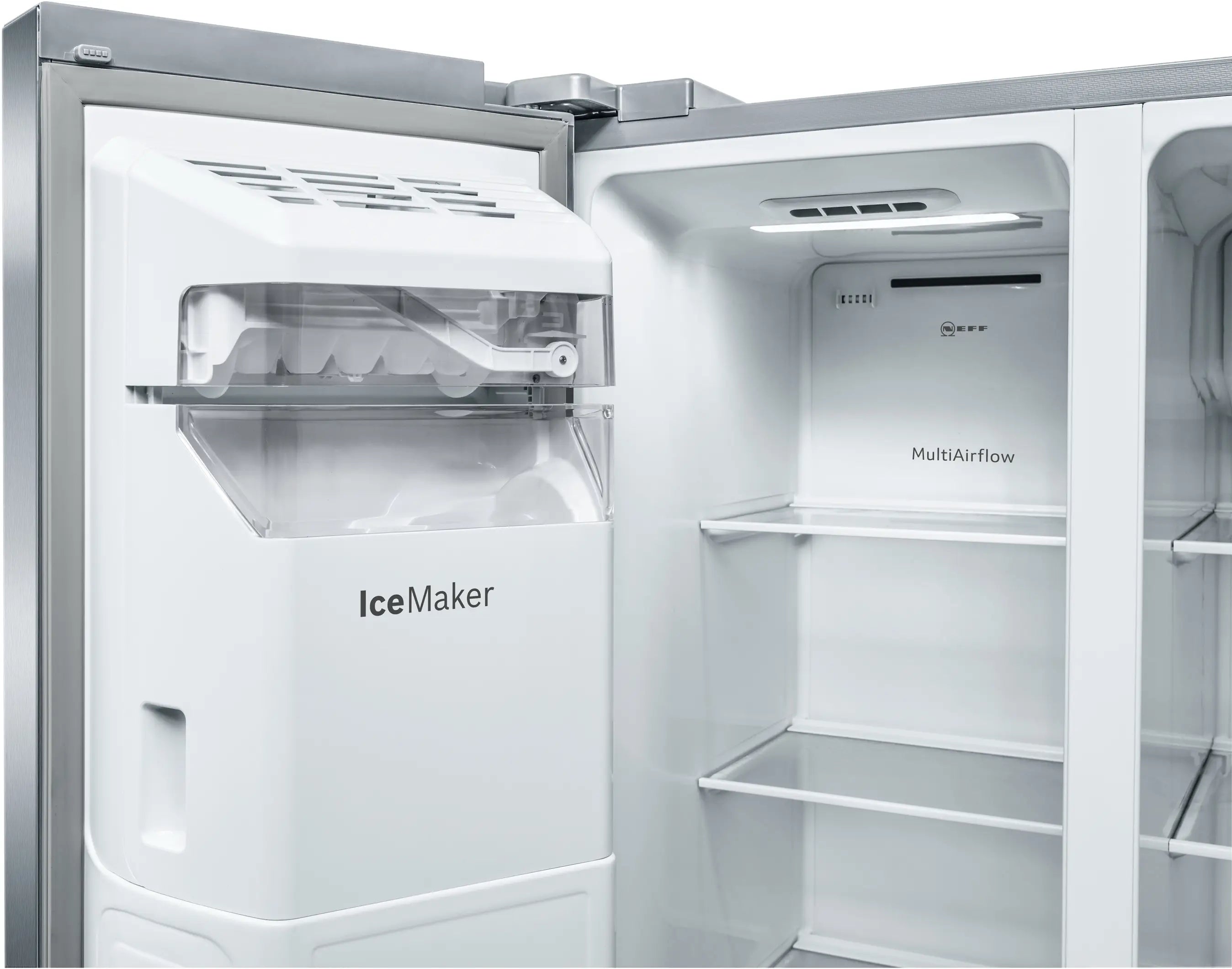 NEFF N70 KA3923IE0G American side-by-side fridge freezer in Stainless Steel
