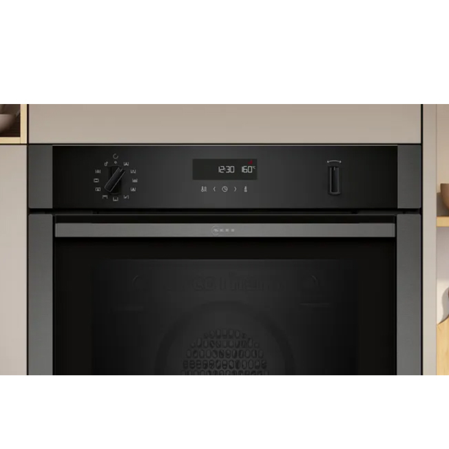 Neff N50, Built-in oven, 60 x 60 cm, Graphite-Grey, Slide&Hide® | B6ACH7AG7B