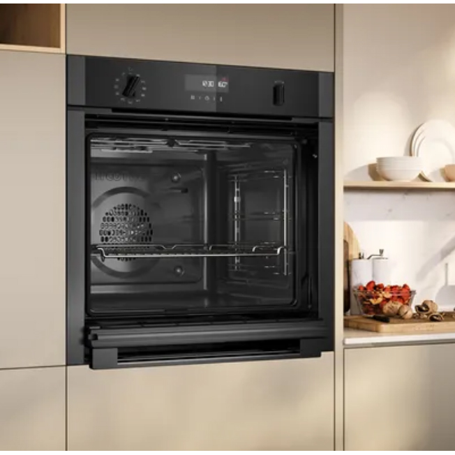Neff N50, Built-in oven, 60 x 60 cm, Graphite-Grey, Slide&Hide® | B6ACH7AG7B