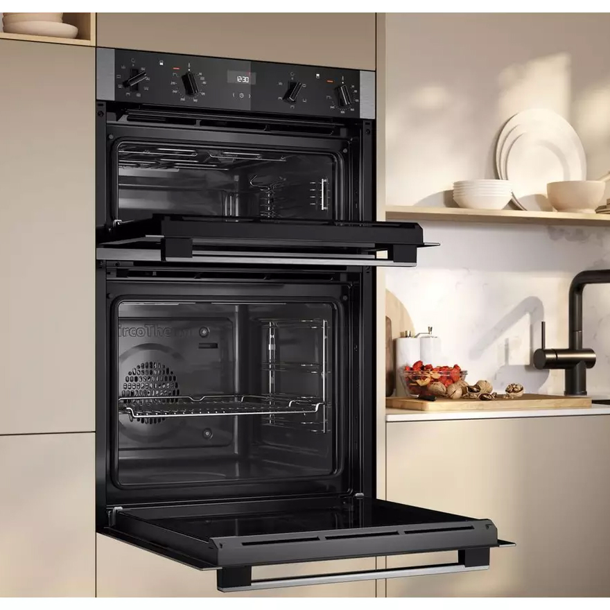 NEFF N50 Electric Built-in Double Oven – Stainless Steel | U1ACE2AN3B