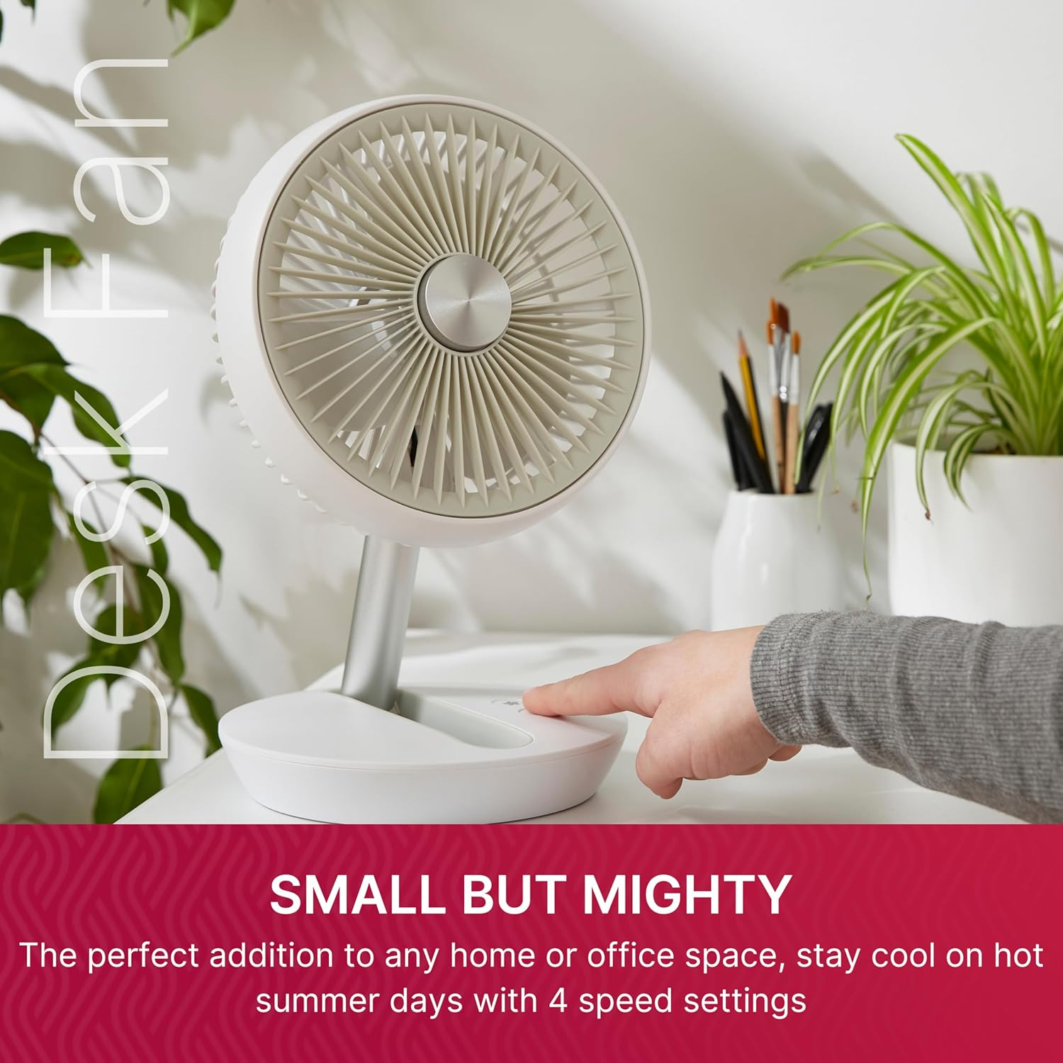 Dimplex Cordless Rechargeable Desk Fan | DXRCFN