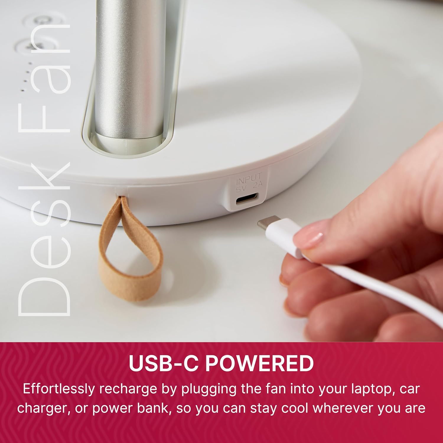 Dimplex Cordless Rechargeable Desk Fan | DXRCFN