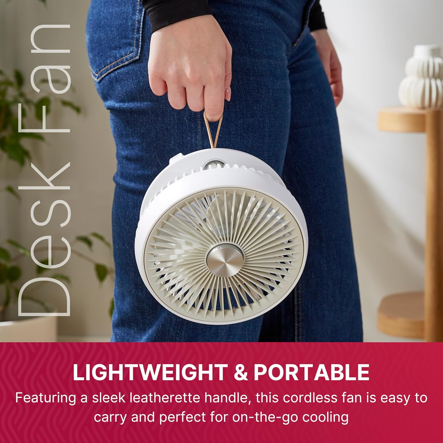 Dimplex Cordless Rechargeable Desk Fan | DXRCFN