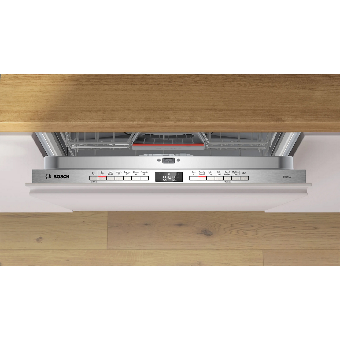 Bosch Series 4, fully-integrated dishwasher, 60 cm, Variable hinge | SMH4HVX14G