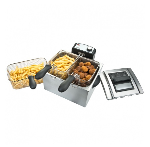 Bourgini 5Ltr Triple Deep Fryer S/S | 147186