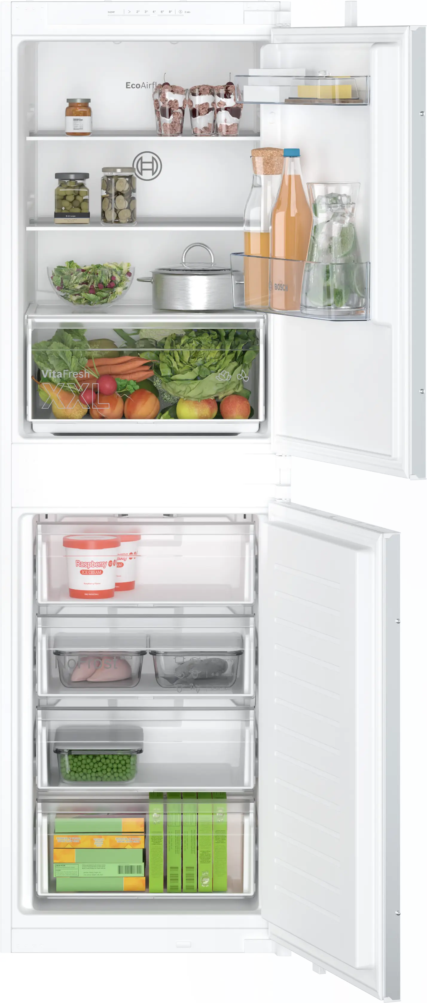 Bosch Series 2 249L Built-In Frost Free Fridge Freezer | KIN85NSE0G