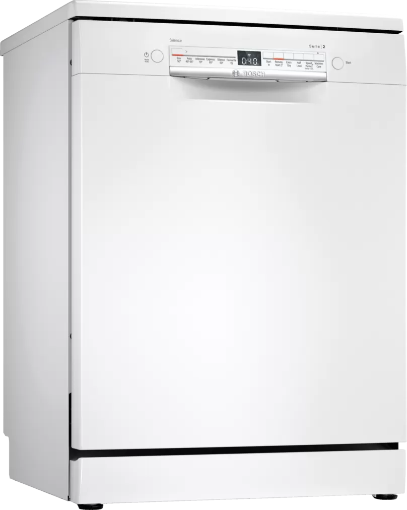 Bosch Serie 2 Smart Freestanding 13 Place Dishwasher White | SMS2HVW06G