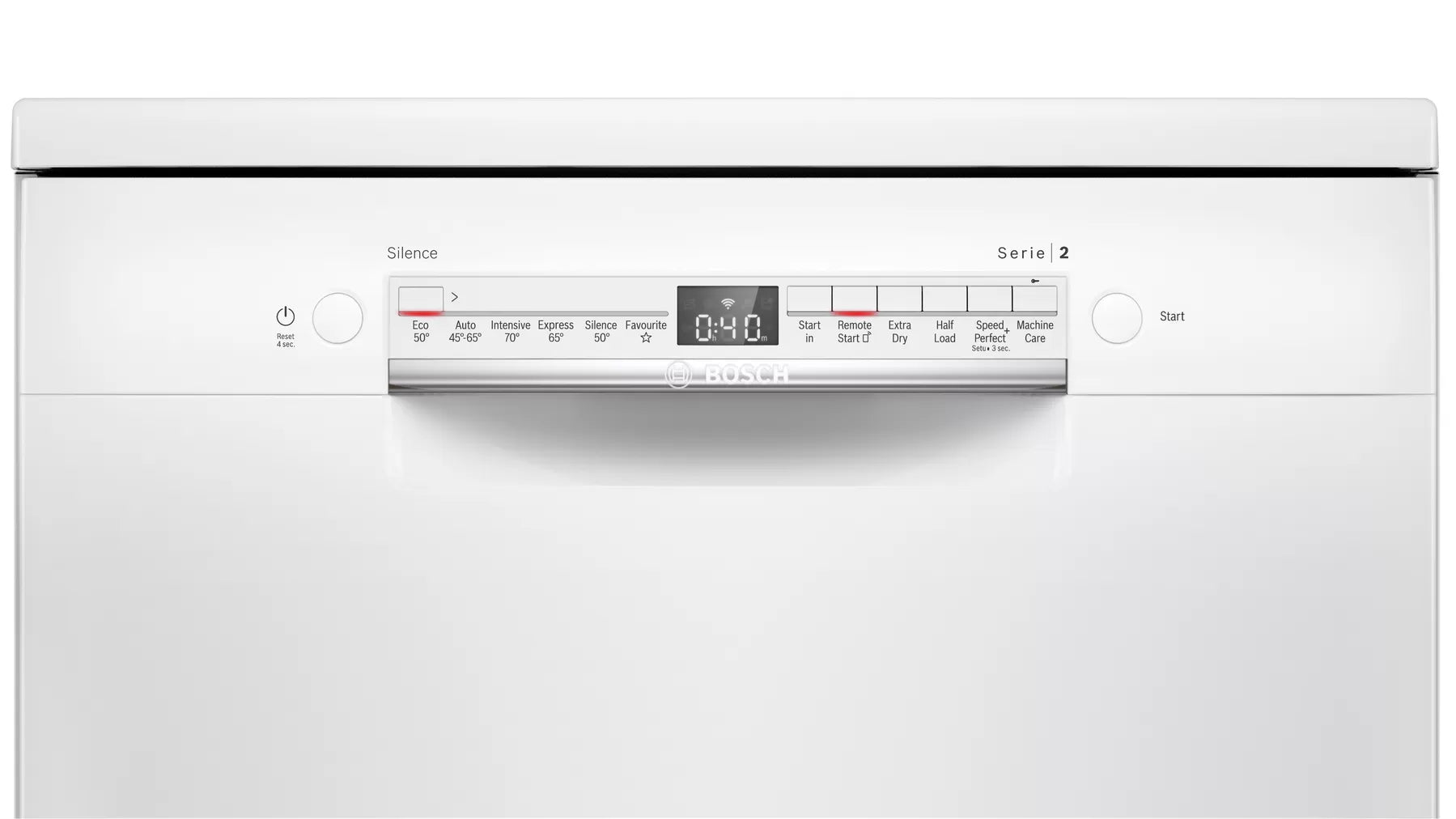 Bosch Serie 2 Smart Freestanding 13 Place Dishwasher White | SMS2HVW06G