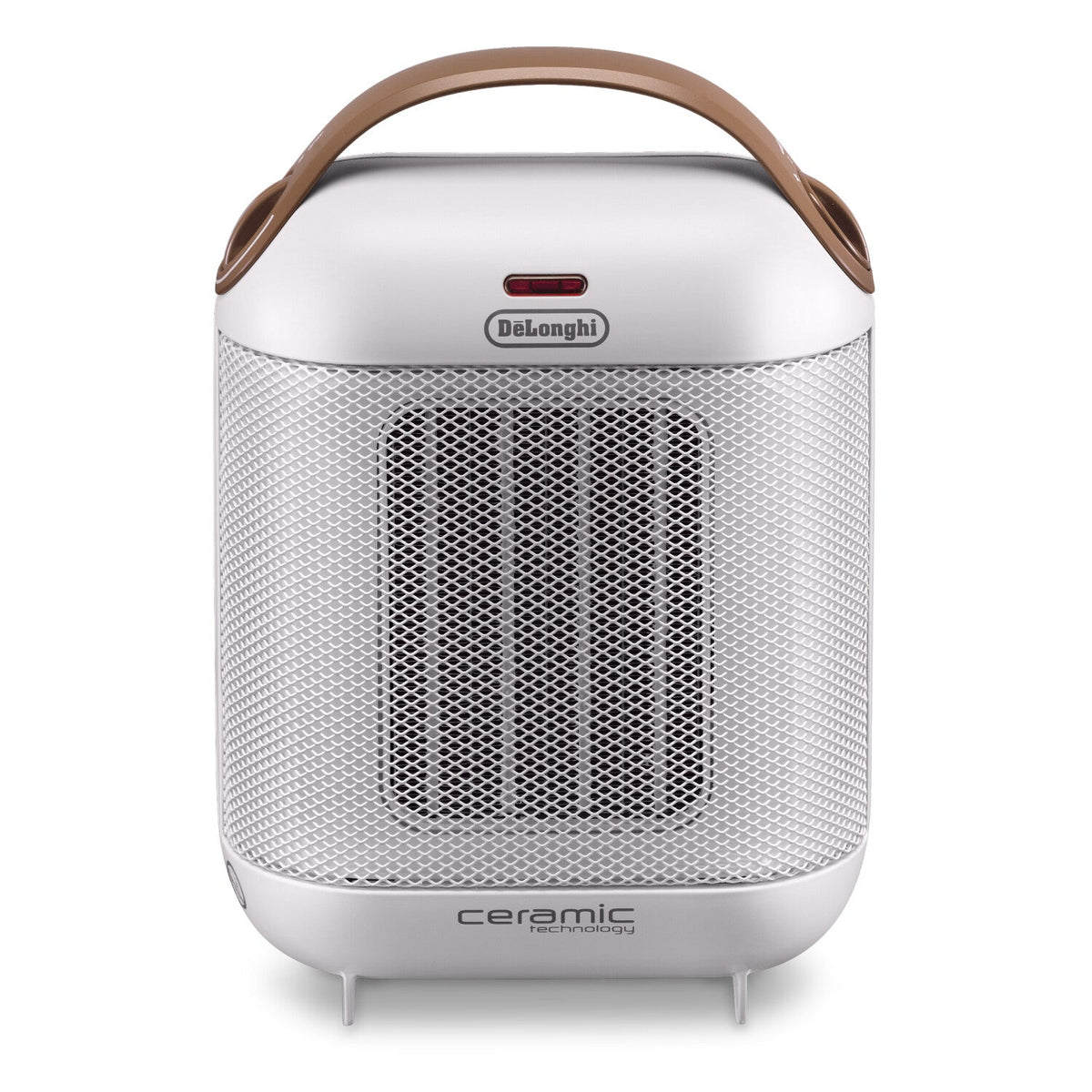 De'Longhi Capsule 1800W Fan Heater - White - front view