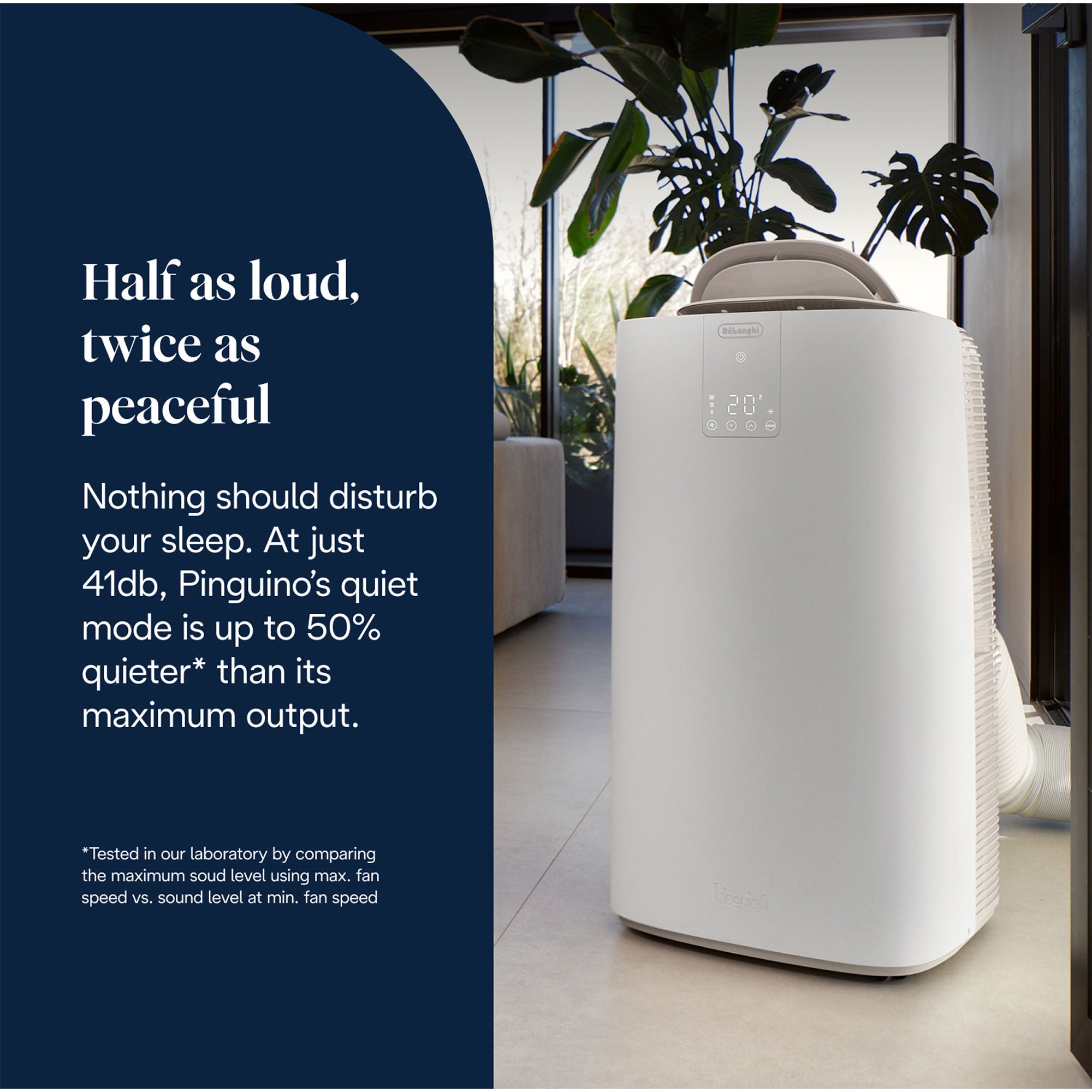 DeLonghi Pinguino AP98 GentleJet Portable Air Conditioner White | PACAP98GENTLEJE