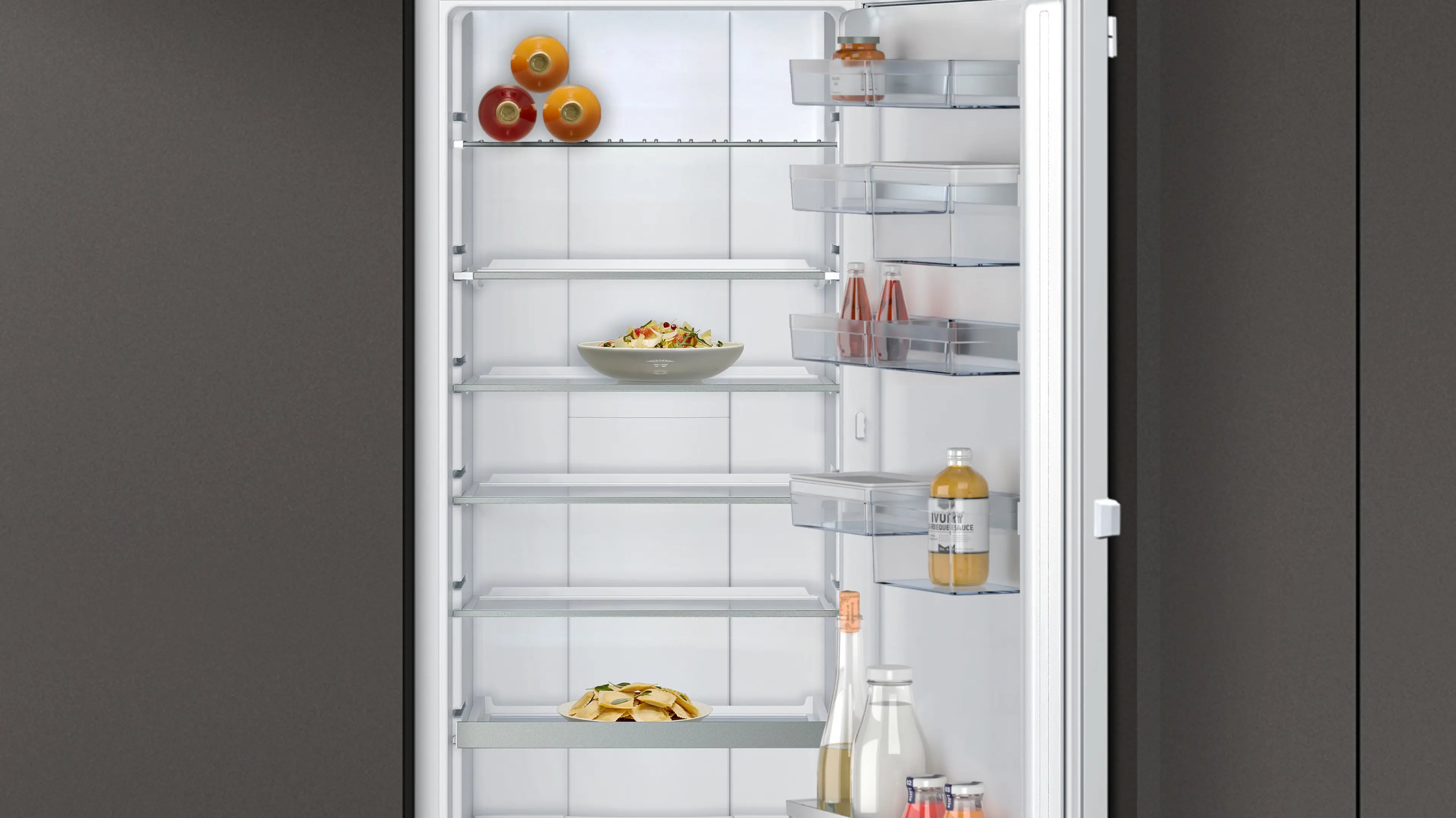 NEFF KI8815OD0G N90 built-in larder fridge with Home Connect