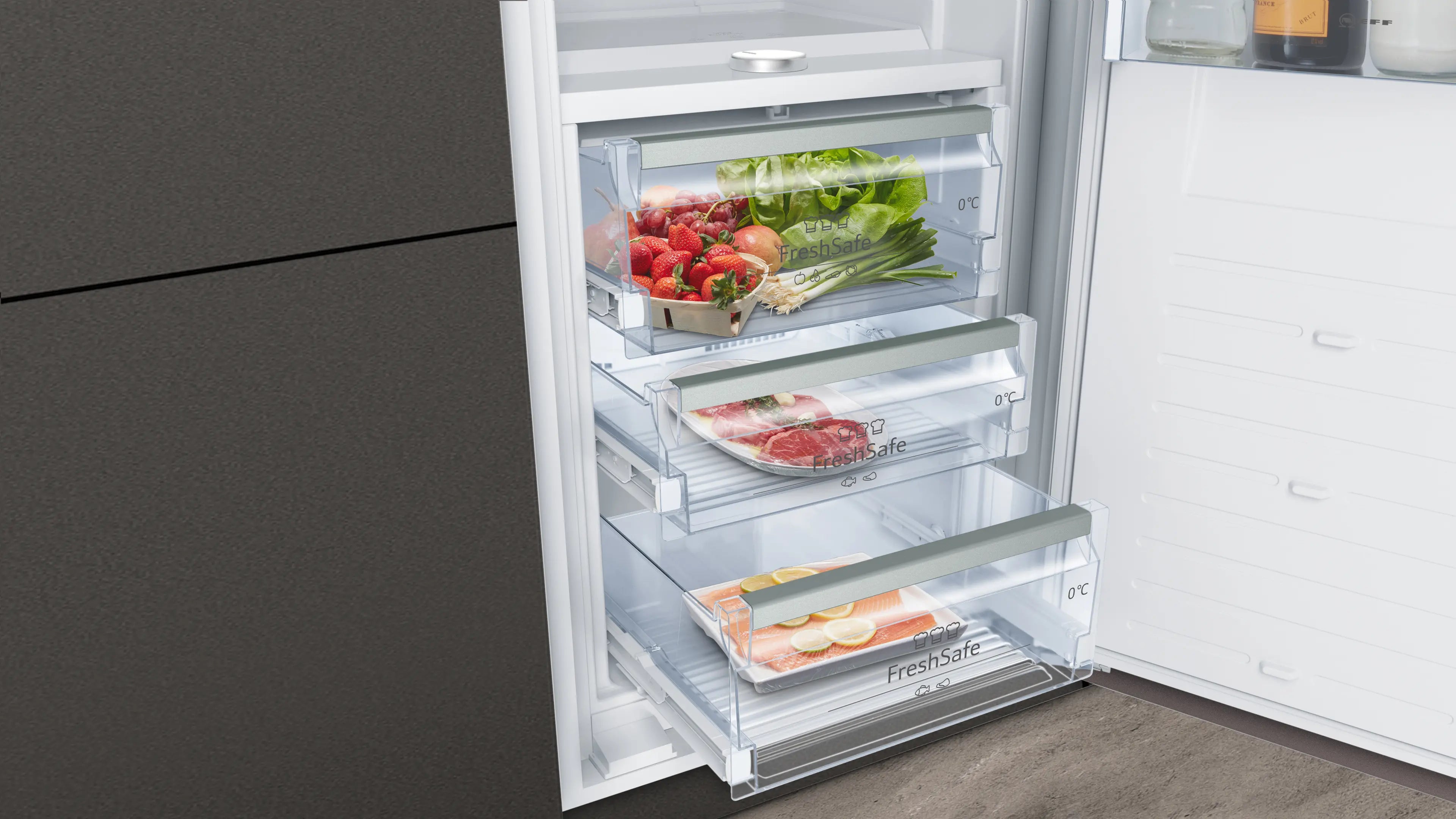 NEFF KI8815OD0G N90 built-in larder fridge with Home Connect