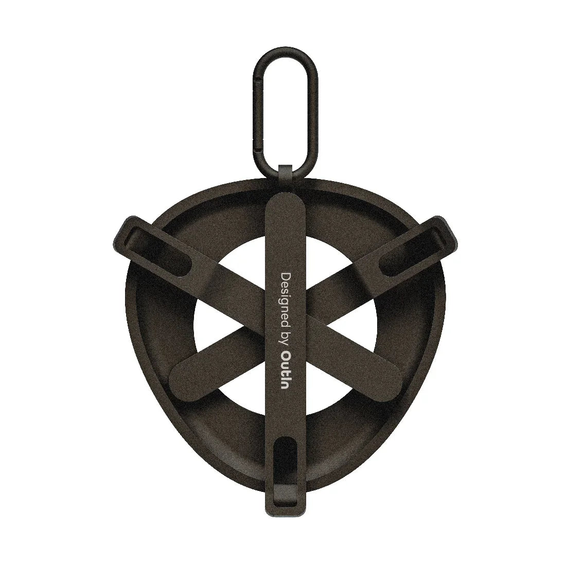 Outin Foldable Coffee Stand tripod in dark anodised aluminium