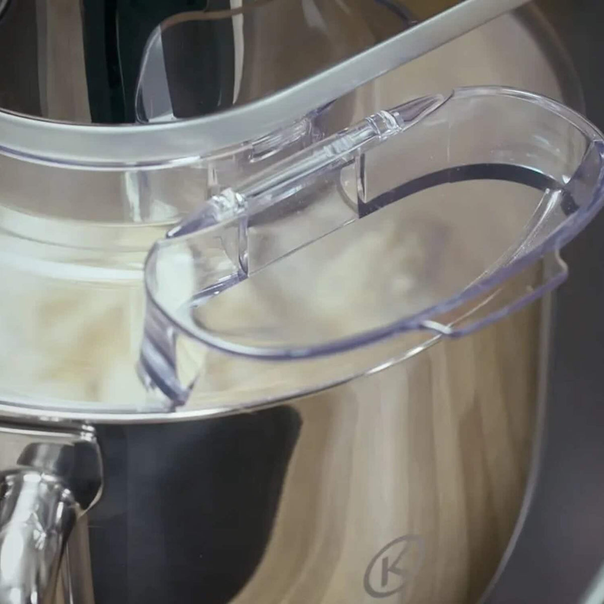 Kenwood kMix Special Edition 5L Stand Mixer 1000W - Rose Gold - splashguard with feed tube