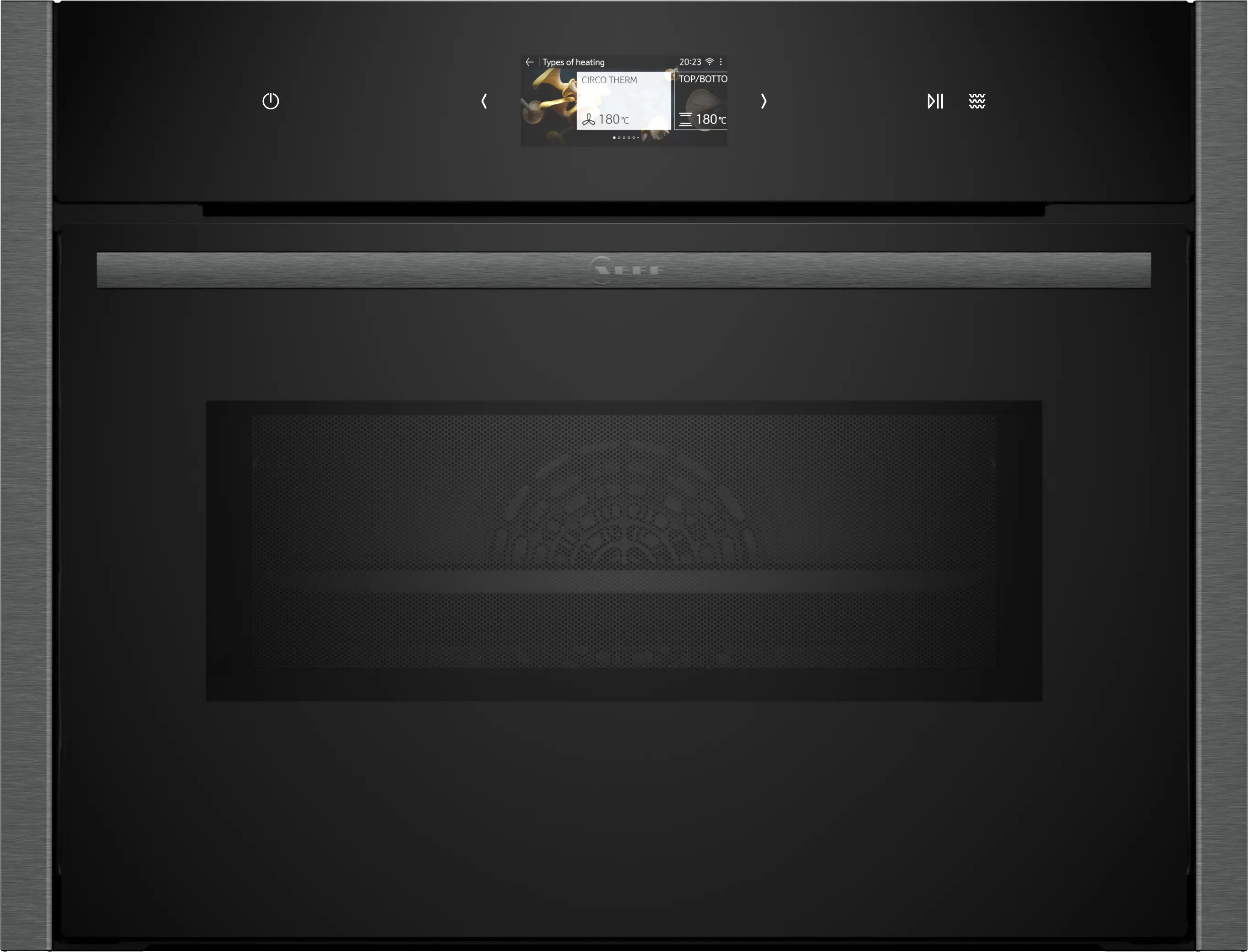 NEFF N90 Built-in Compact Oven with Microwave - Graphite-Grey | C24MS71G0B