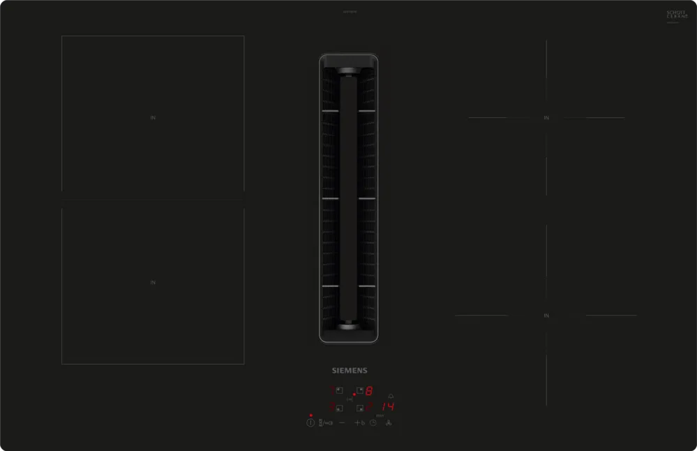 Siemens iQ30 80 cm Induction Hob with Integrated Ventilation | ED811BS16E