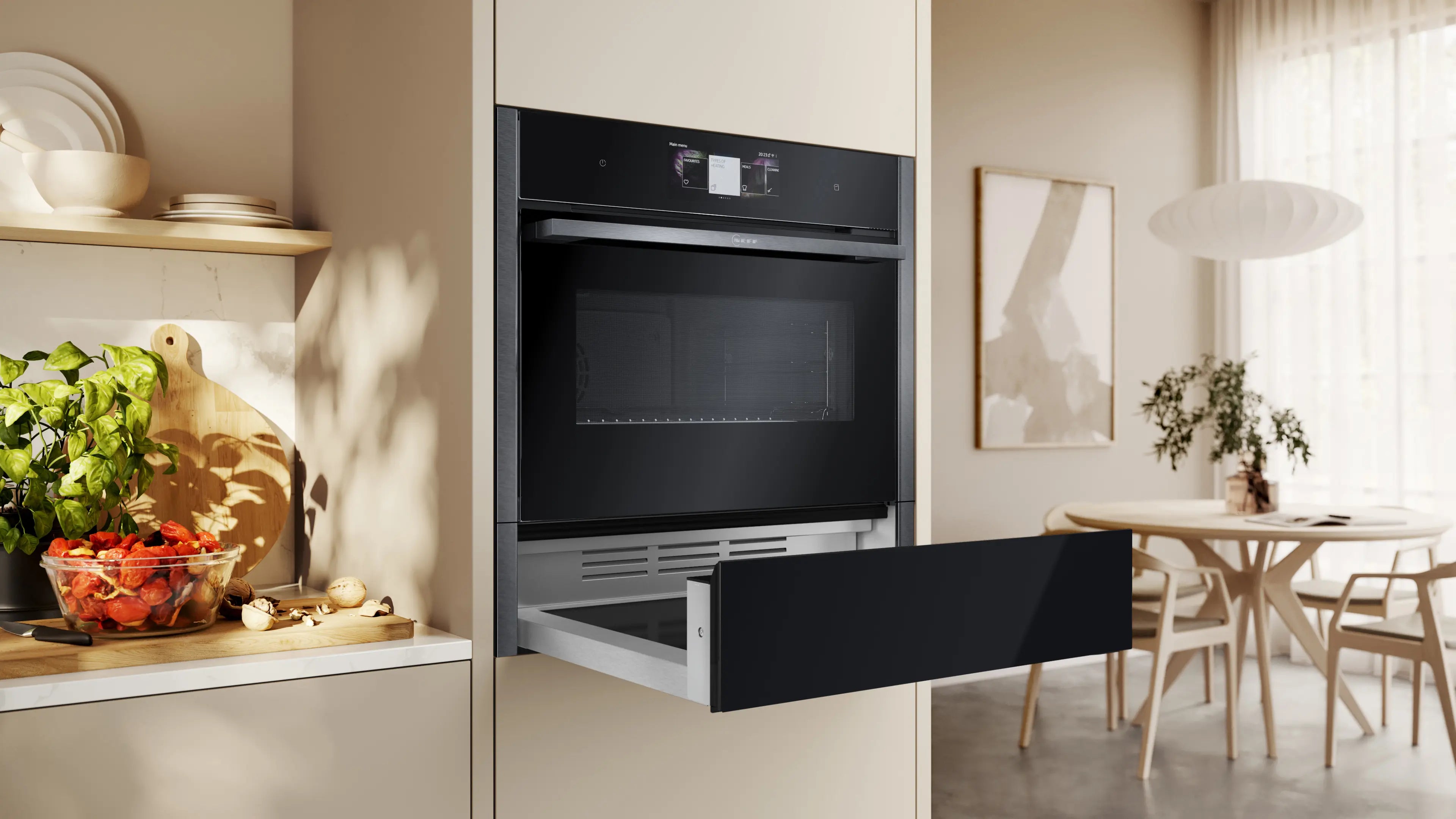 NEFF N 70 N24HA11G1B Built-In Warming Drawer in Graphite-Grey