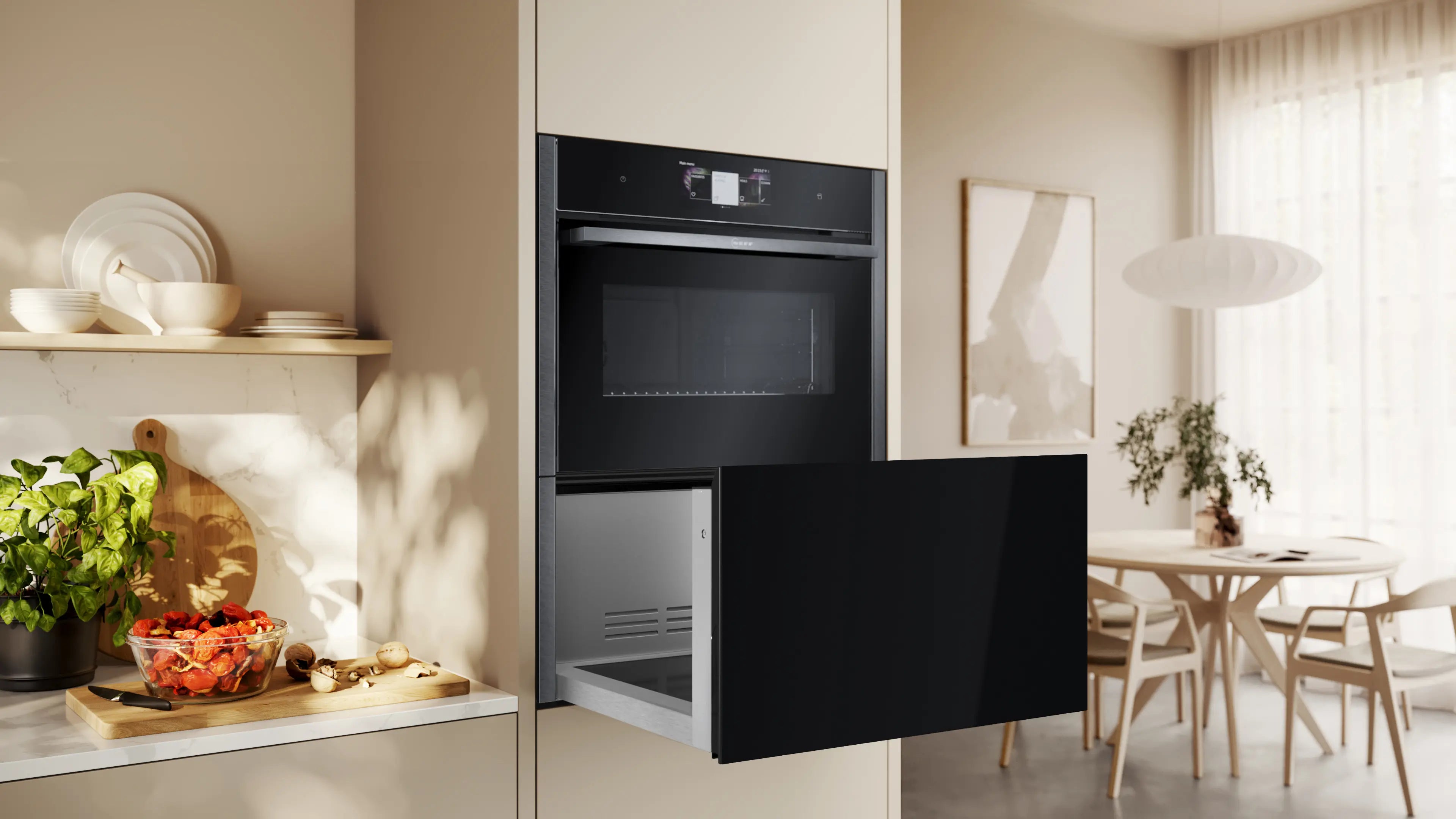 NEFF N 70 N34HA11G1B Built-In Warming Drawer in Graphite-Grey