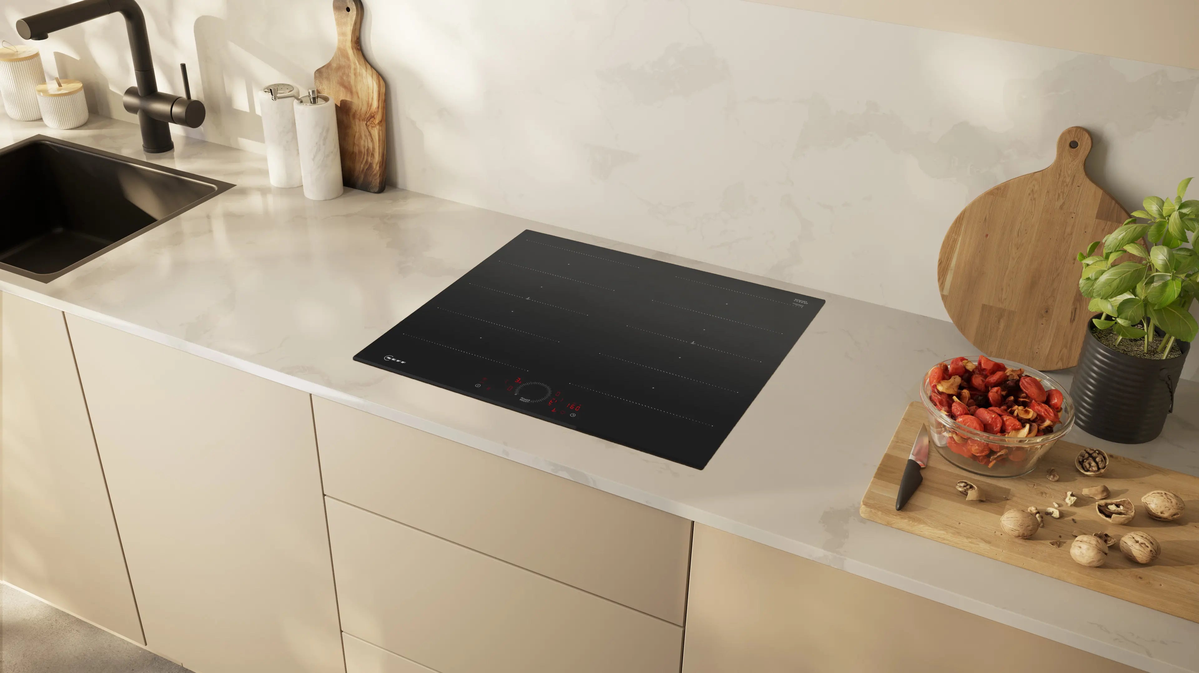 NEFF N 70 T66FHX4L0 60cm Flex Induction Hob in Black
