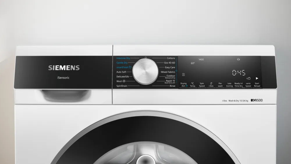 Siemens IQ500 Washer dryer 10.5/6 kg max. 1400 rpm | WN54G1A1GB