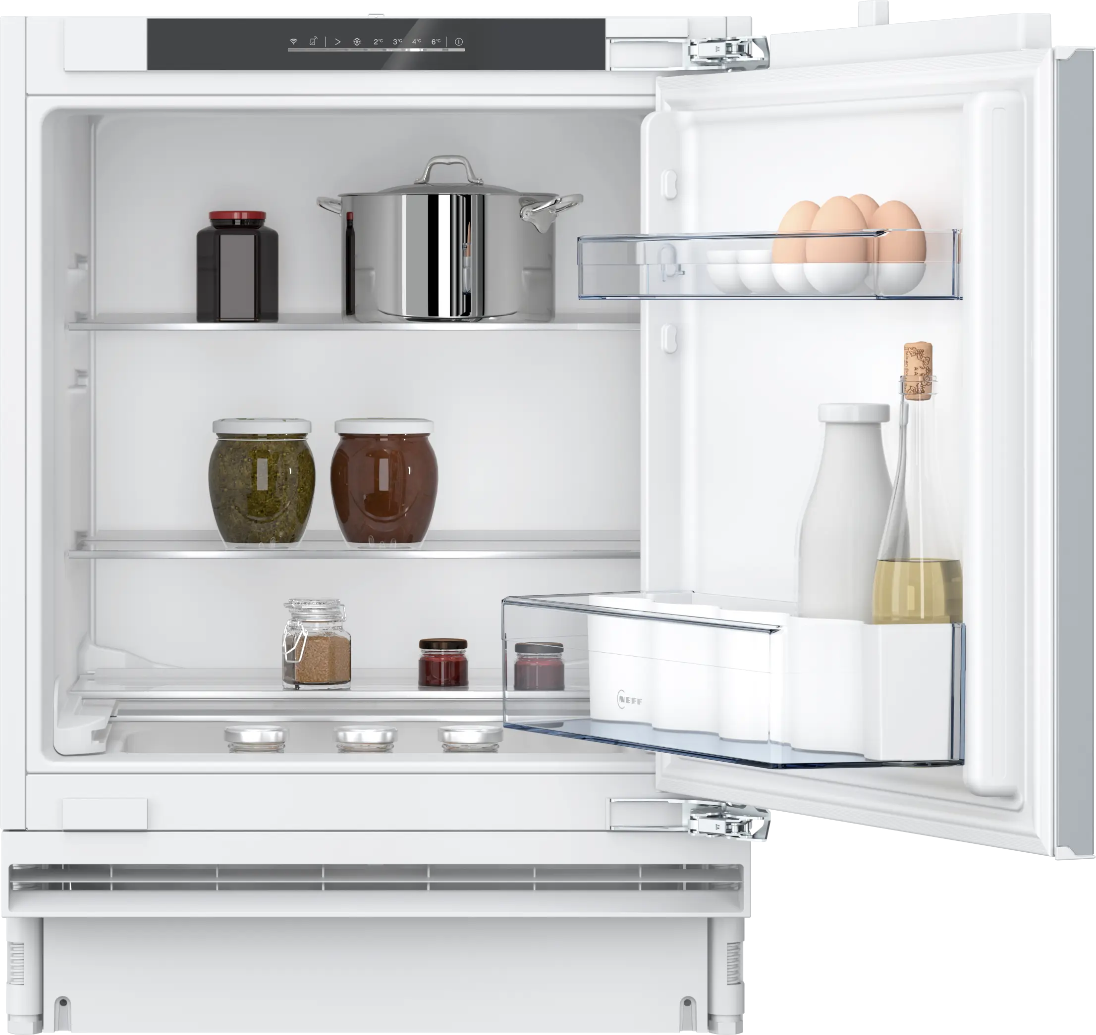 NEFF KU1212FE0G N50 built-under larder fridge