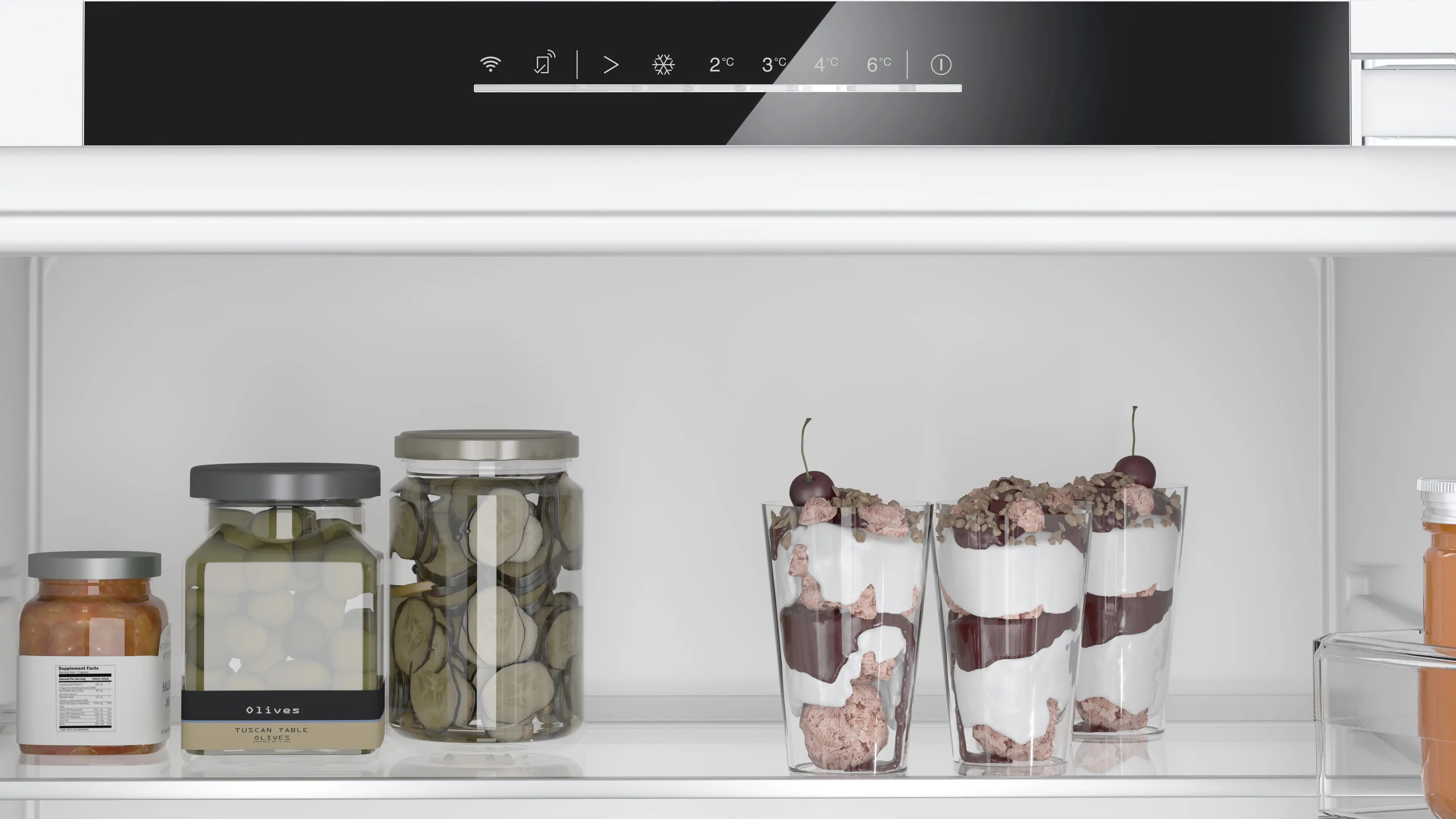 Bosch KUR21VFE0G Series 4 built-under integrated larder fridge