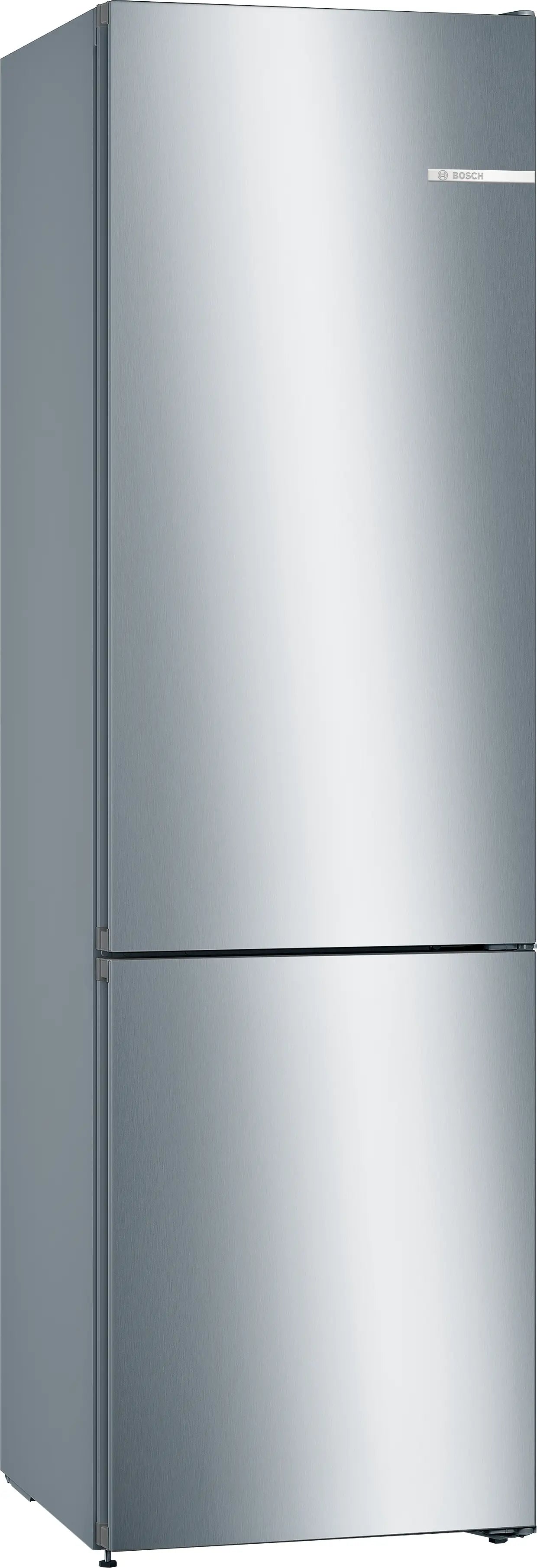 Bosch KGN392LEBG Series 4 freestanding fridge freezer in Stainless Steel Look