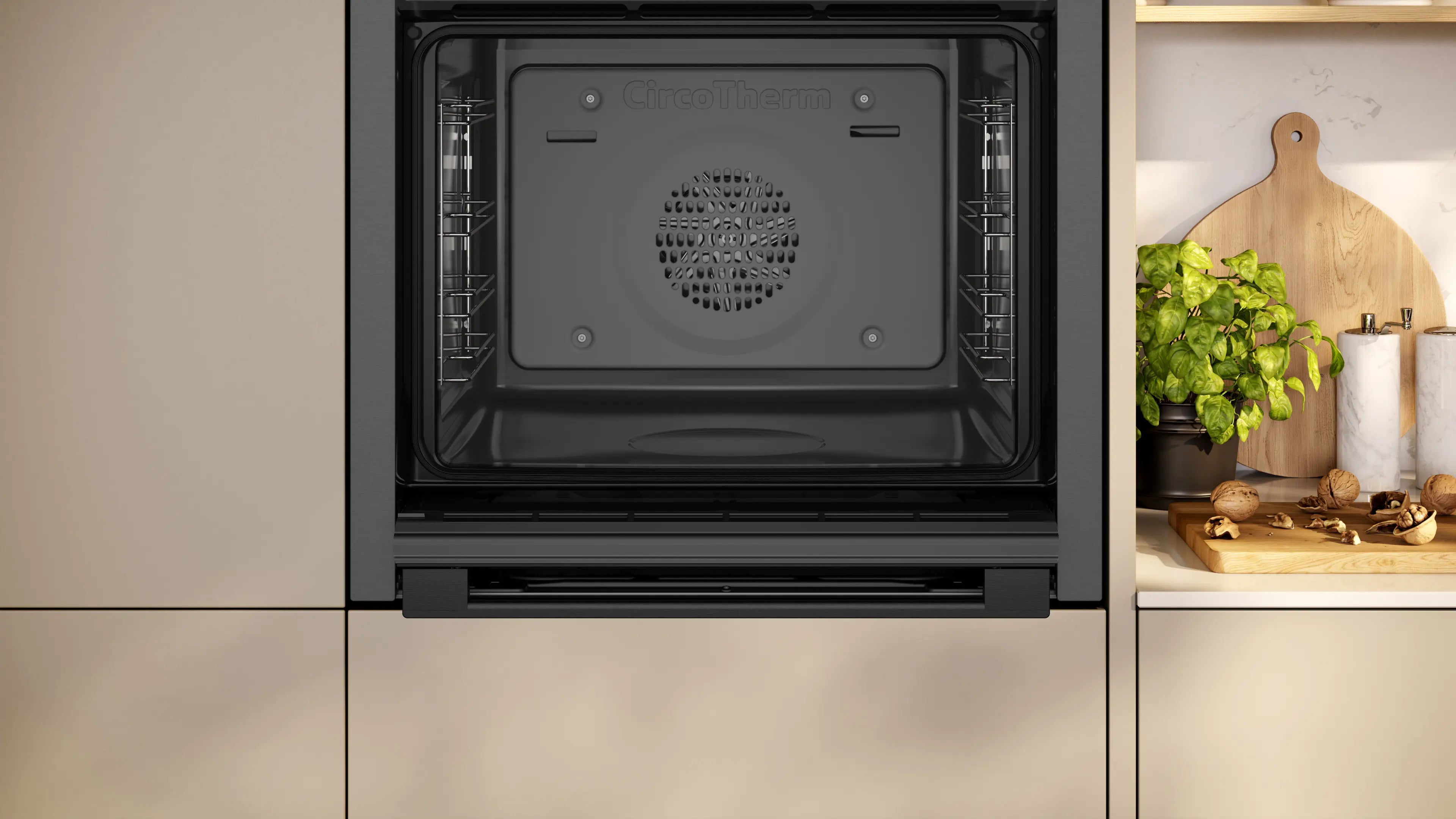 NEFF N50 Slide&Hide built-in single oven B3ACE4AG3B in Graphite-Grey