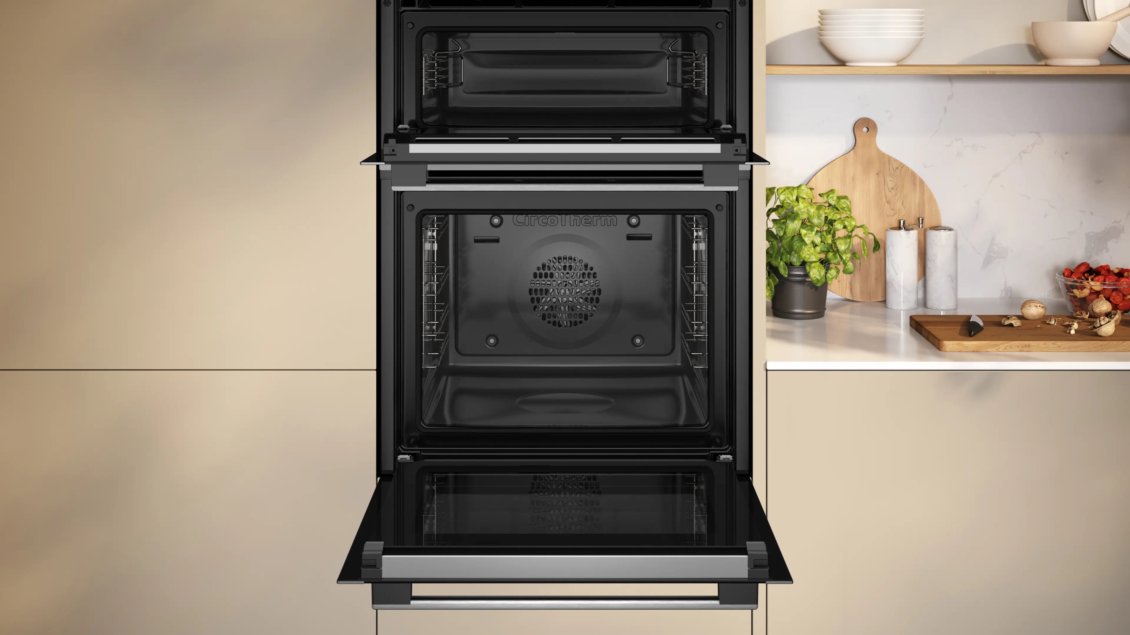 NEFF N50 U2ACH7AN7B built-in double oven in Stainless Steel