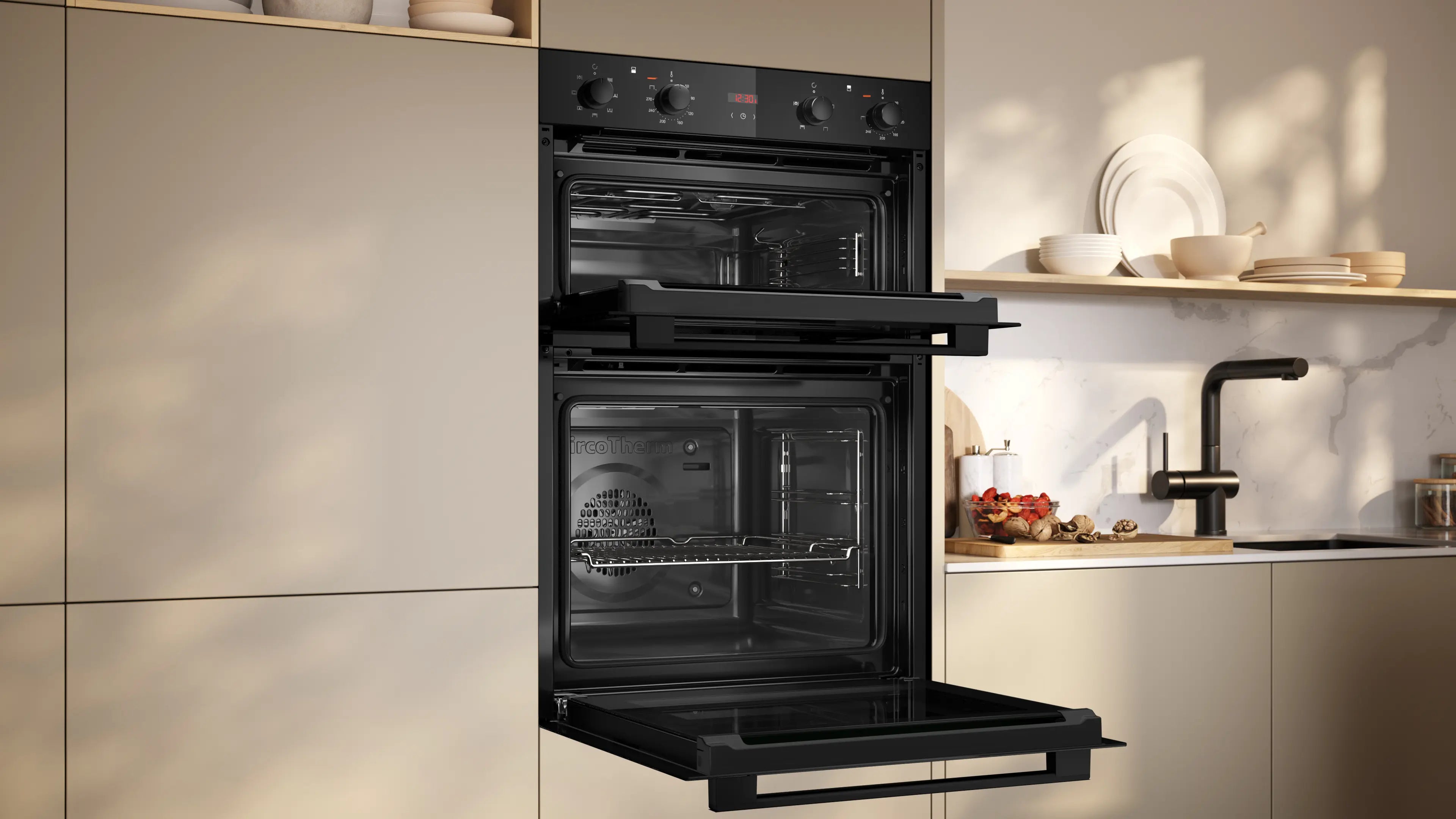 NEFF N30 U1DCC0AK3B built-in double oven in Black