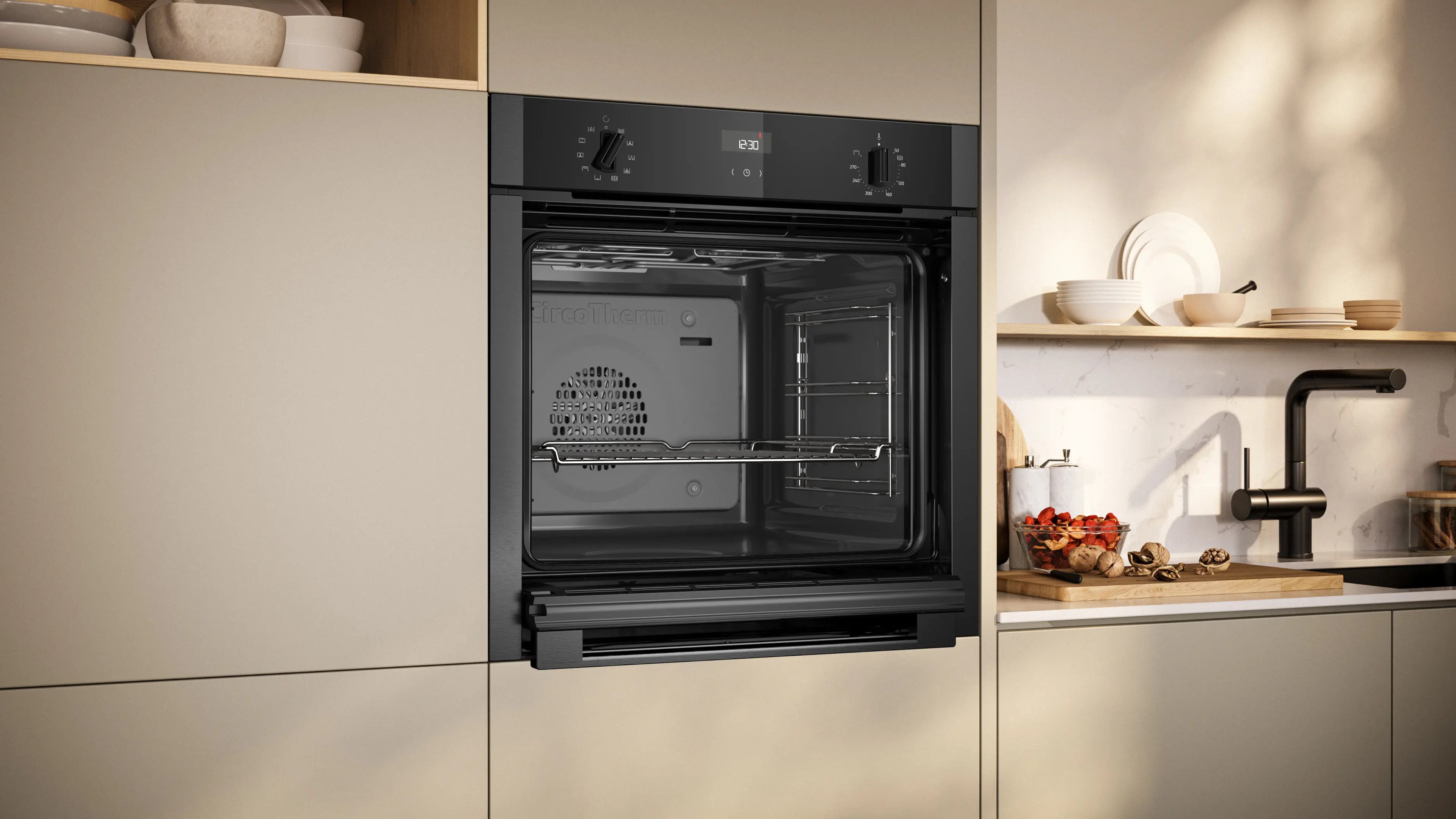 NEFF N50 Slide&Hide built-in single oven B3ACE4AG3B in Graphite-Grey
