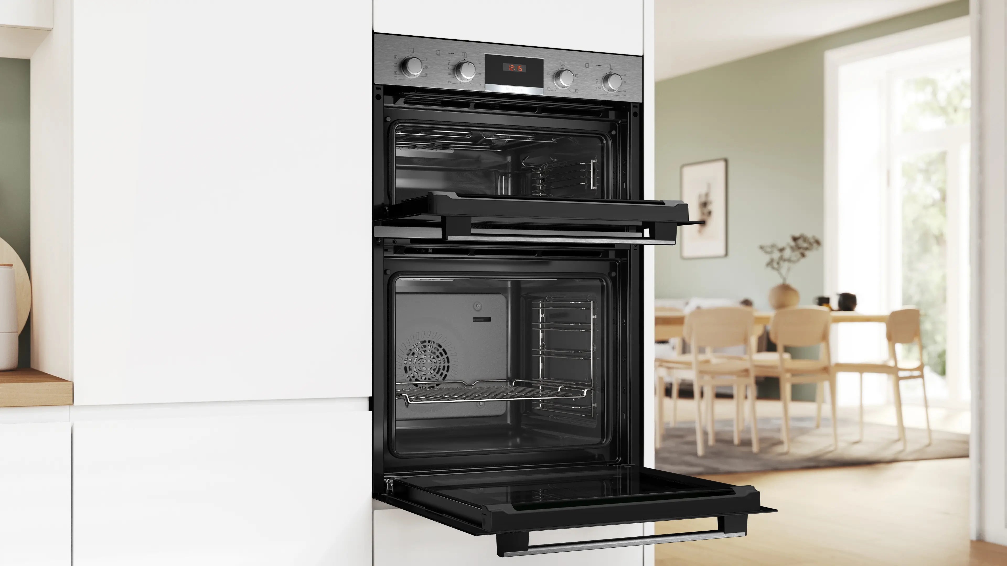 Bosch Series 4 MBA533BS3B Built-In Double Oven in Stainless Steel