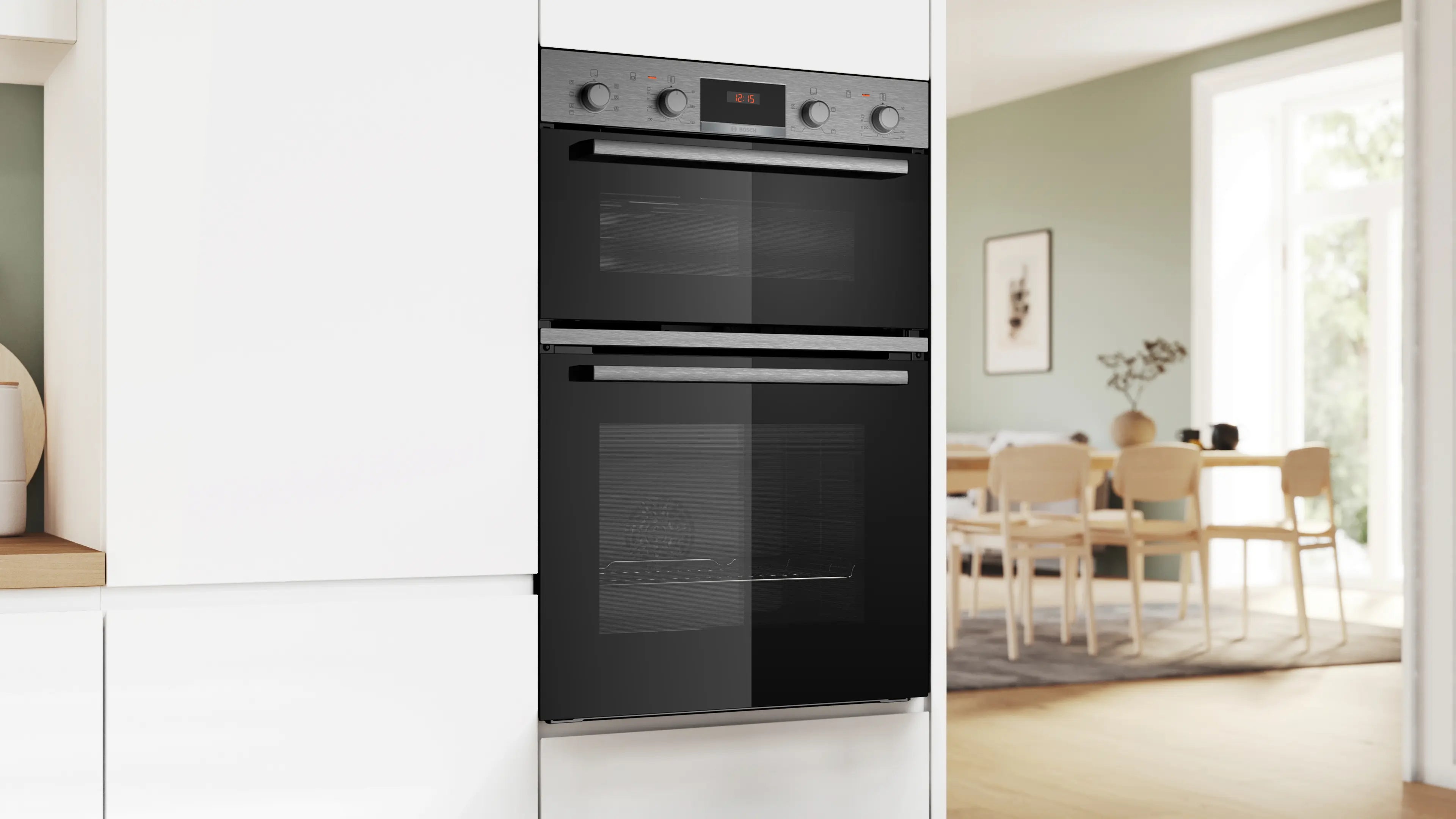 Bosch Series 4 MBA533BS3B Built-In Double Oven in Stainless Steel