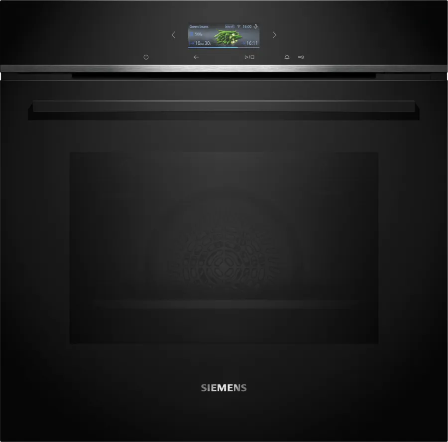Siemens iQ700, Built-in oven, 60 x 60 cm, Black | HB772G1B1B