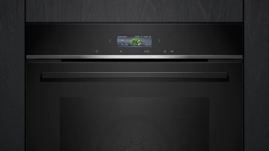 Siemens iQ700, Built-in oven, 60 x 60 cm, Black | HB772G1B1B