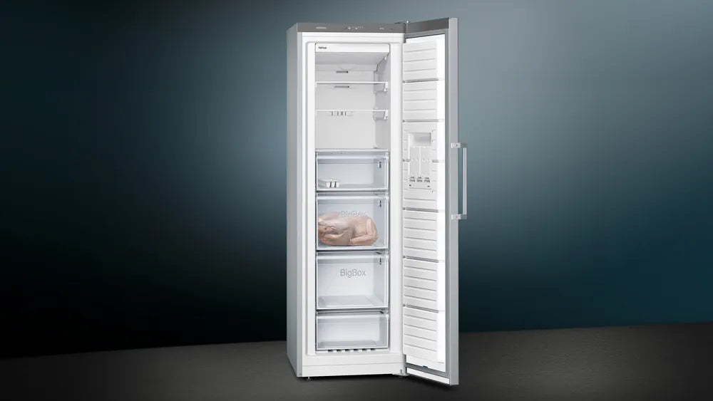 Siemens iQ300 242 L Freestanding Upright Freezer - Stainless steel | GS36NVIEPG