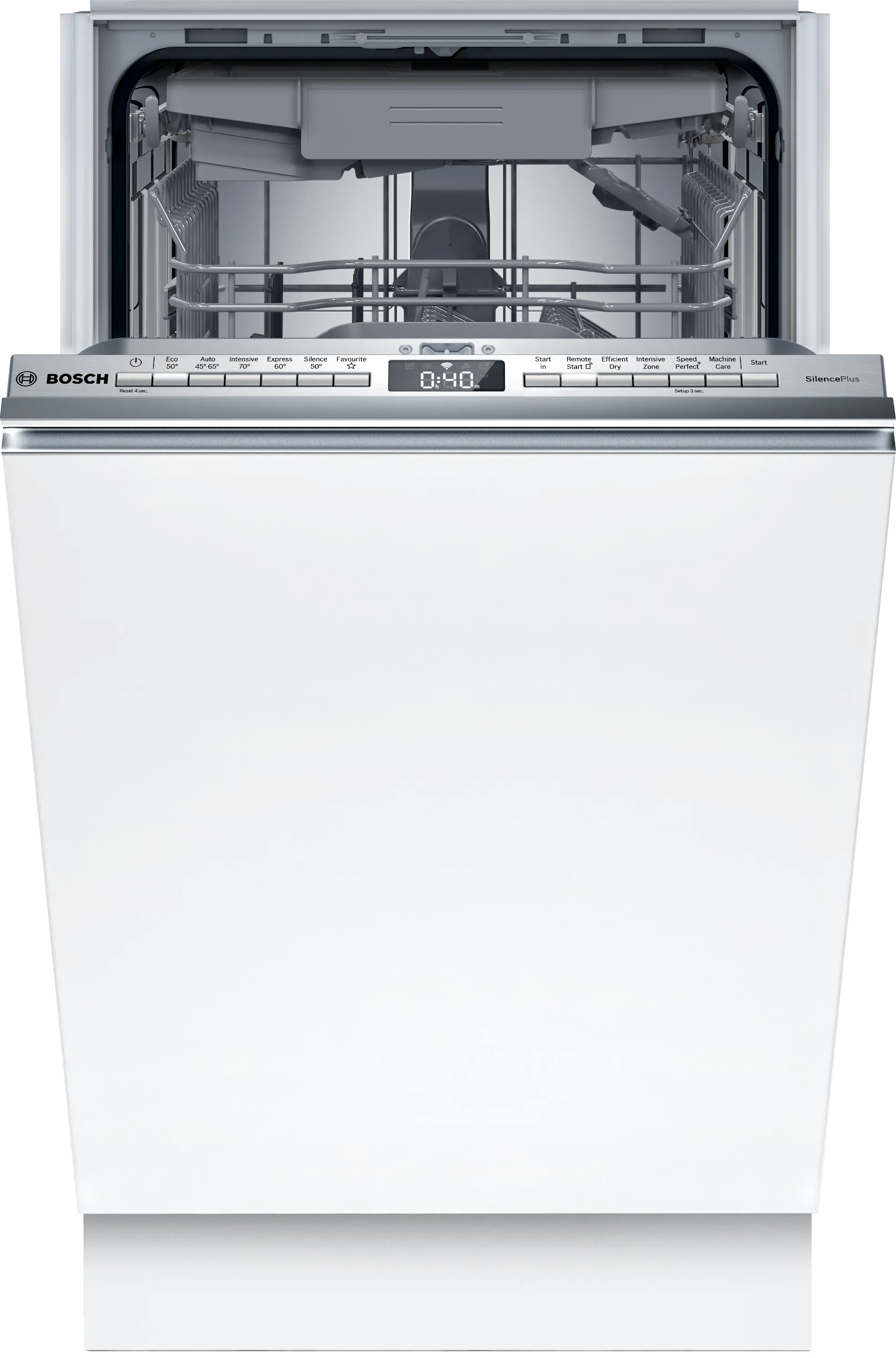 Bosch SPV4EMX17G Series 4 fully integrated 45cm slimline dishwasher