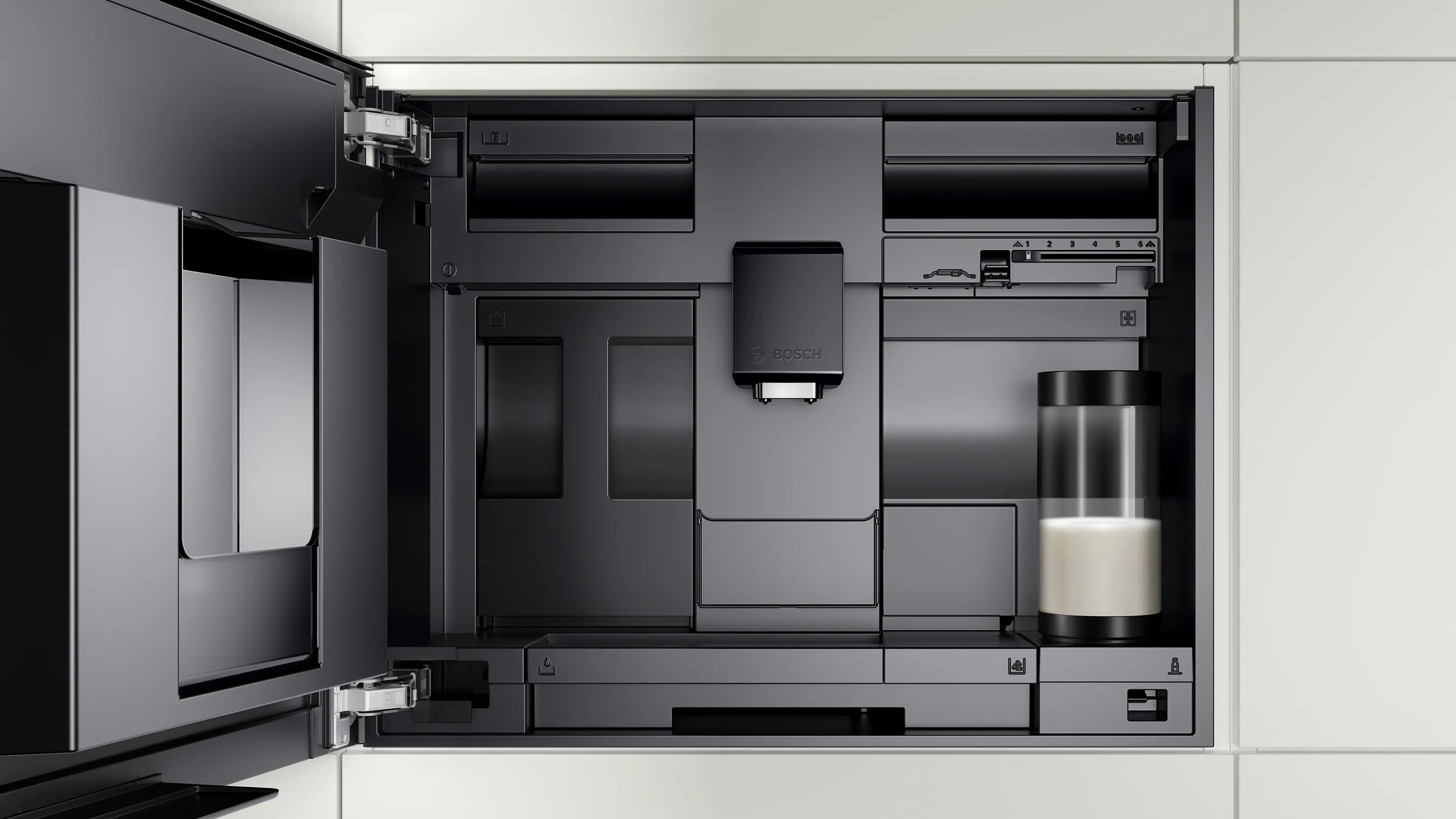 Bosch Series 8 CTL7181B0 Built-In Fully Automatic Coffee Machine in Black