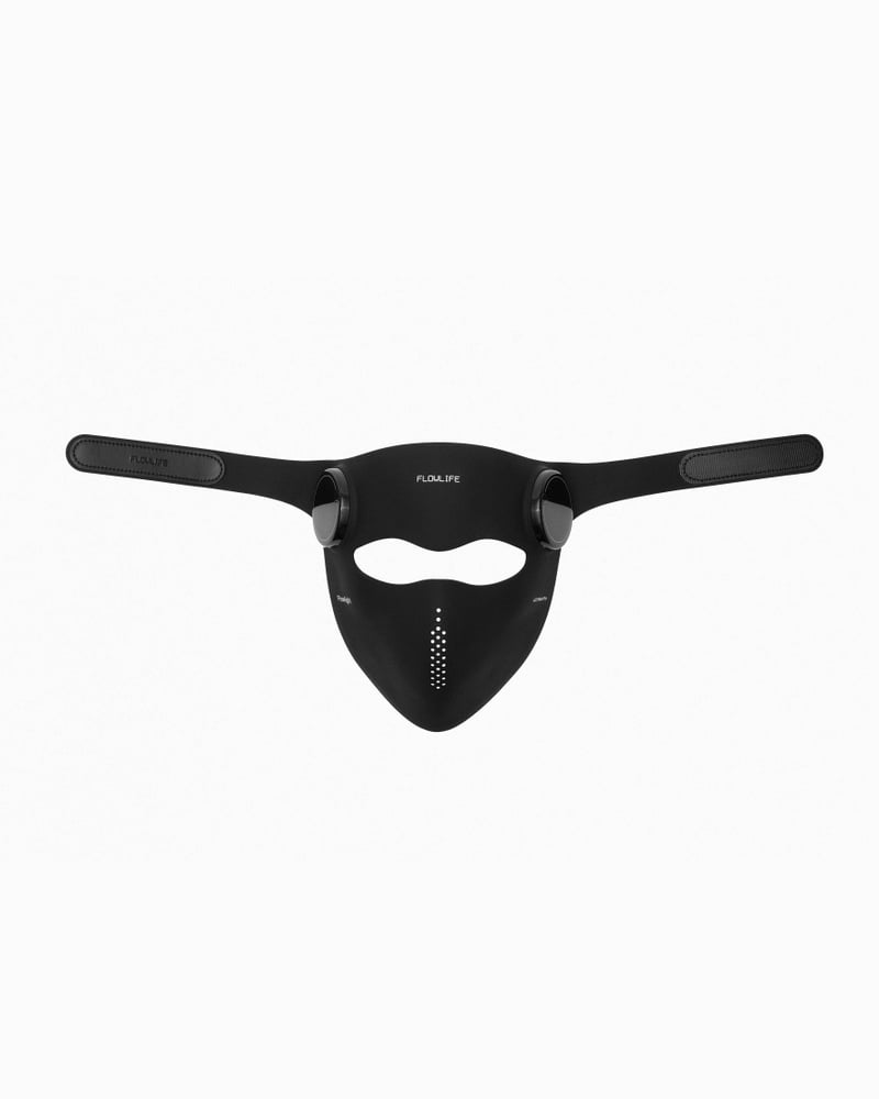 Flowlife Flowlight LED Mask Pro Two Waves Red Light Face Mask - Black - front view