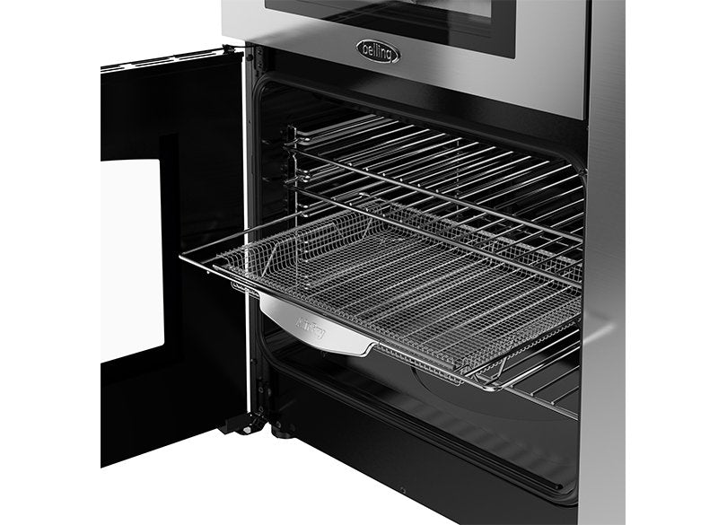 Belling Cookcentre 90Ei 90cm Induction Range Cooker - Stainless Steel - hob detail