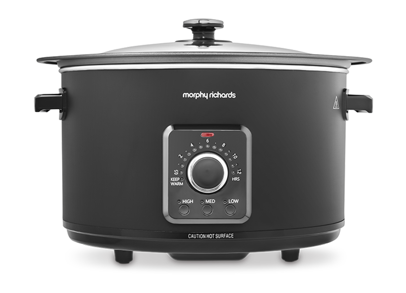 Morphy Richards Slow Cooker Easy Time 6.5L Black product image