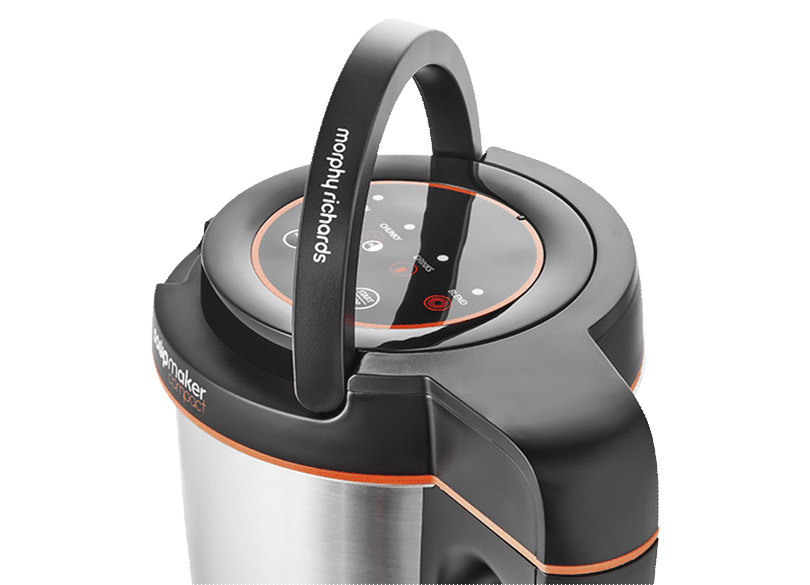 Morphy Richards Compact Soup Maker 1L Stainless Steel & Black product image