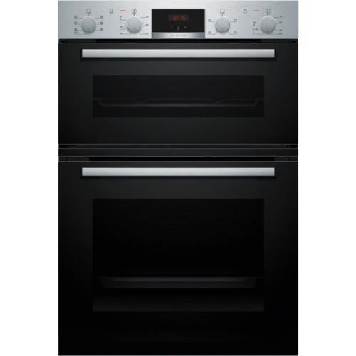 BOSCH Series 4 Electric Double Oven – Silver | MBA533BS3B