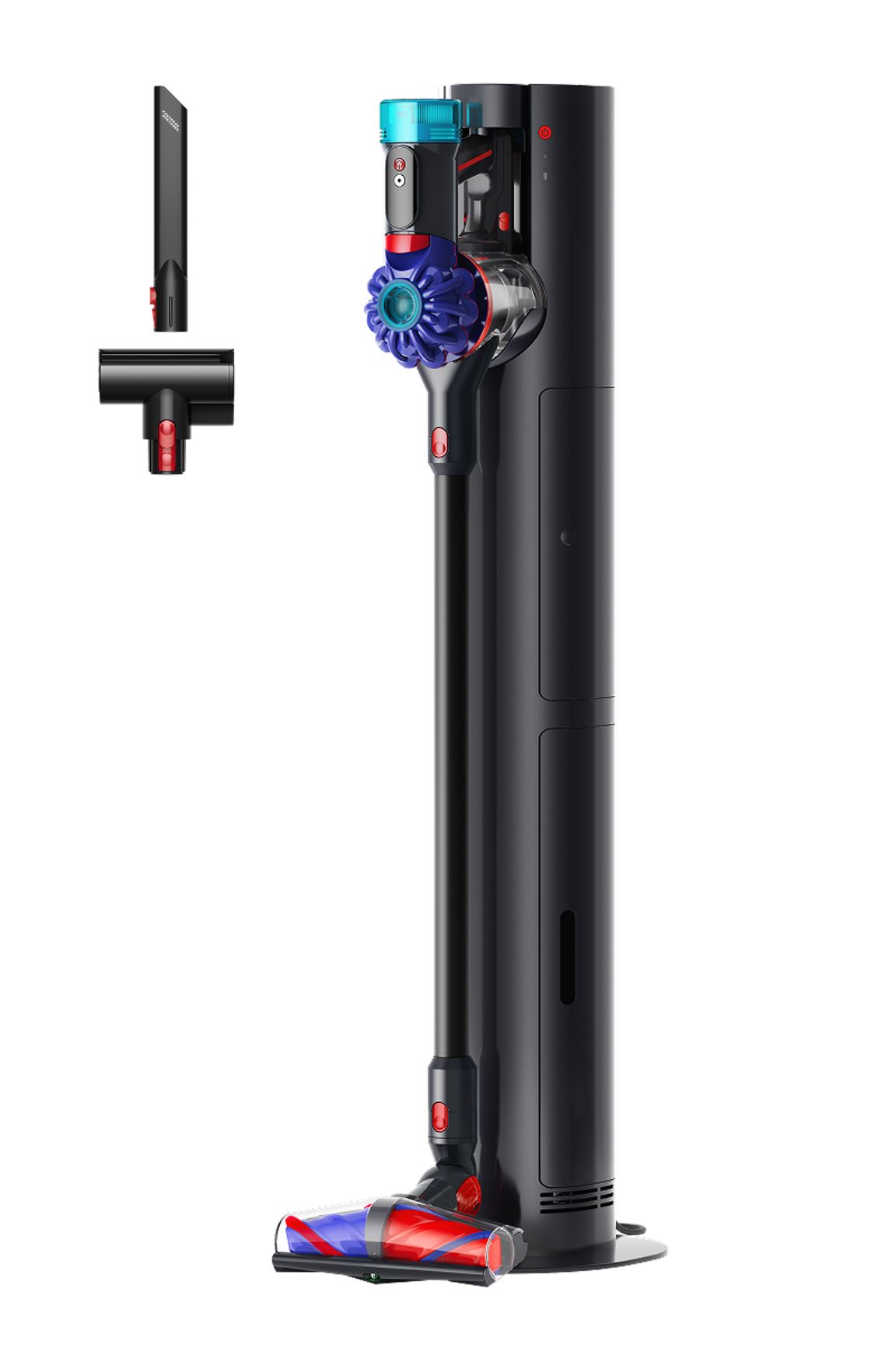 Dyson V10 Konical Cordless Vacuum Cleaner with Auto-empty Dok - Black - product view